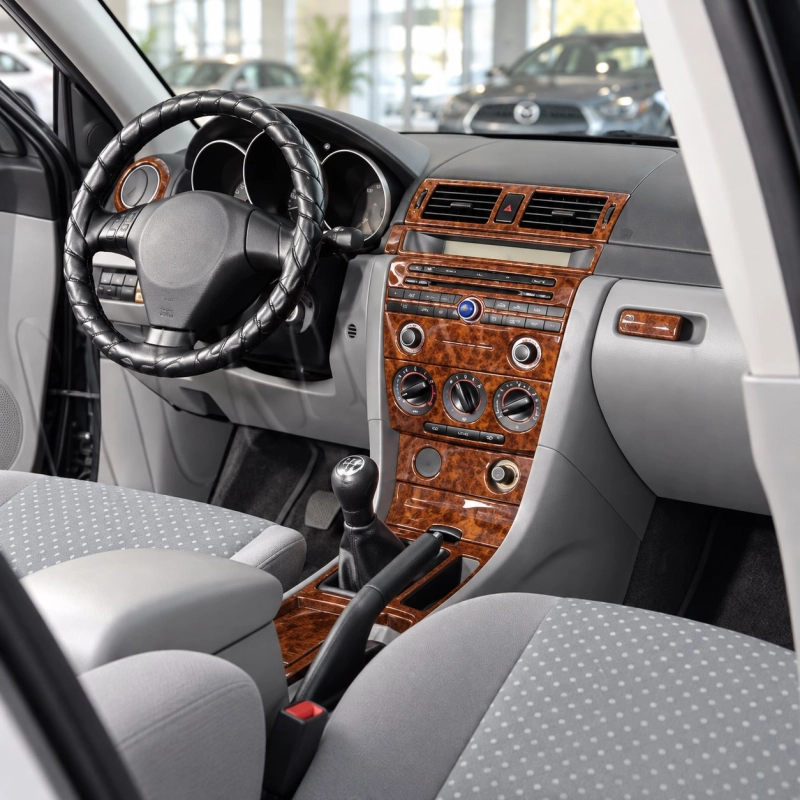 Mazda Mazda 3 2004-2009 3D kit décoration intérieure tableau de bord 25 pièces