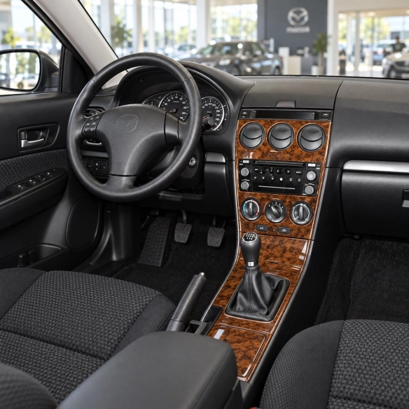 Mazda Mazda 6 2004-2007 3D kit décoration intérieure tableau de bord 34 pièces