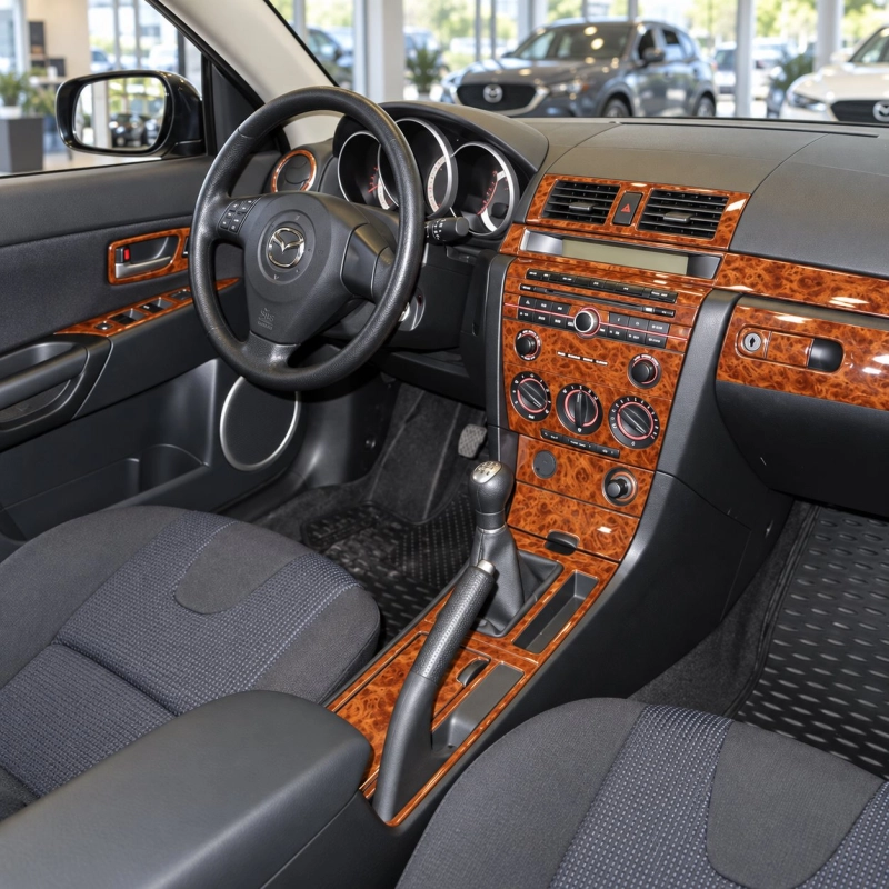 Mazda Mazda3 2004-2009 boîte automatique, avec navigation kit décoration intérieure tableau de bord