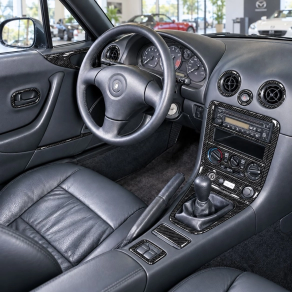 Mazda Miata 2001-2005 sans porte panels, 19 pièces kit décoration intérieure tableau de bord