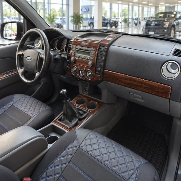 Mazda BT50 Pick-Up 2006-2010 3D kit décoration intérieure tableau de bord 18 pièces