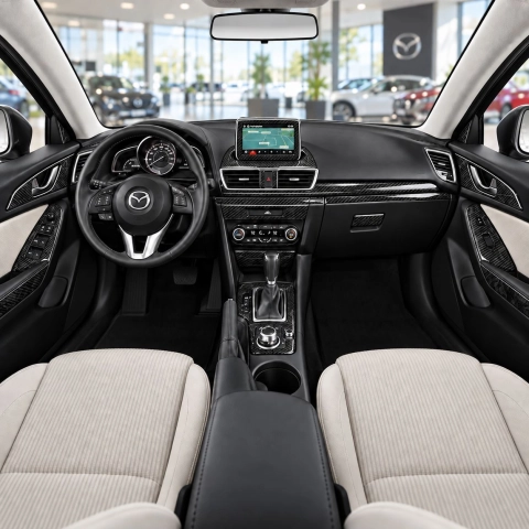Mazda 3 2014-2018 kit décoration intérieure tableau de bord 44 pièces