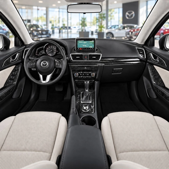 Mazda 3 2014-2018 kit décoration intérieure tableau de bord 44 pièces