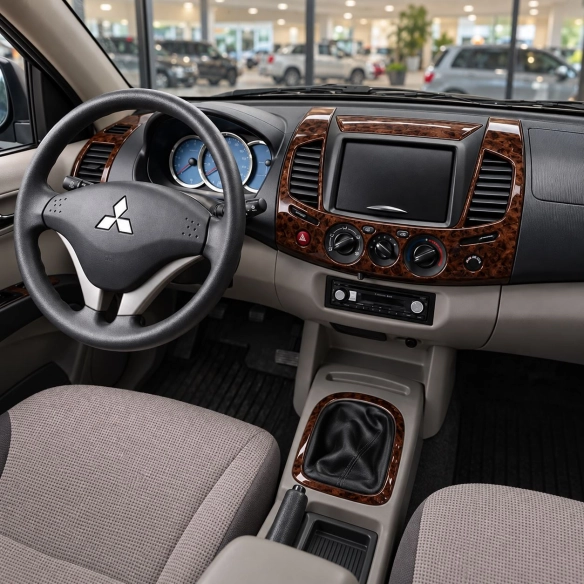Mitsubishi L 200 4x4 2007 - à aujourd’hui 3D kit décoration intérieure tableau de bord 11 pièces