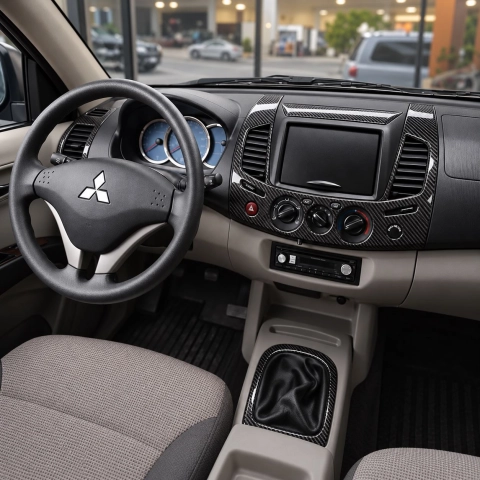Mitsubishi L 200 4x2 2007 - à aujourd’hui 3D kit décoration intérieure tableau de bord 13 pièces
