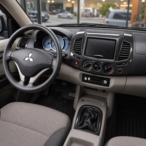 Mitsubishi L 200 4x2 2007 - à aujourd’hui 3D kit décoration intérieure tableau de bord 13 pièces