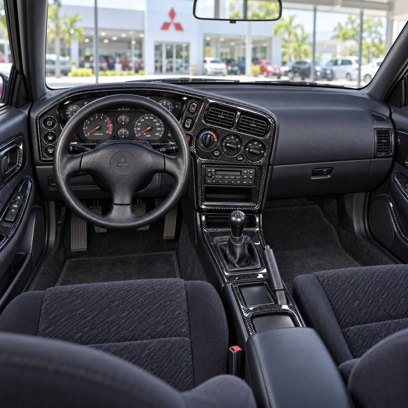Mitsubishi Eclipse 1990-1994 boîte automatique kit décoration intérieure tableau de bord