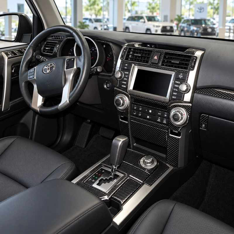 Toyota 4 Runner 2010 - à aujourd’hui avec navigation, 4 WD system, avec fer Switch kit décoration intérieure tableau de bord