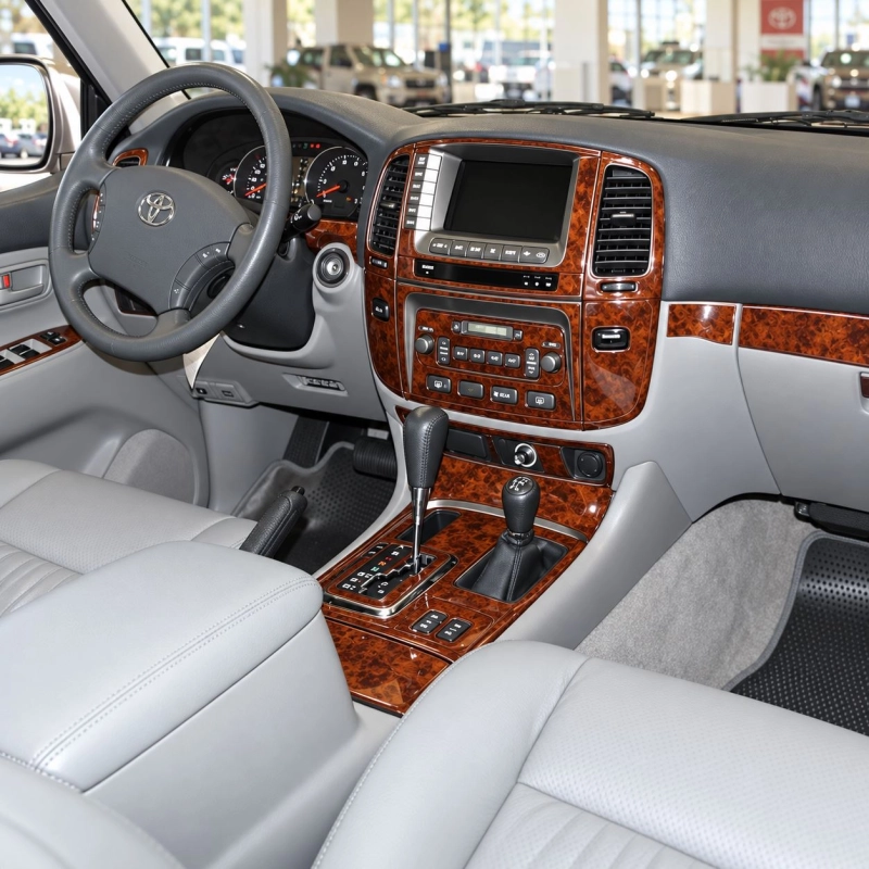 Toyota Land Cruiser 2003-2007 3D kit décoration intérieure tableau de bord 33 pièces