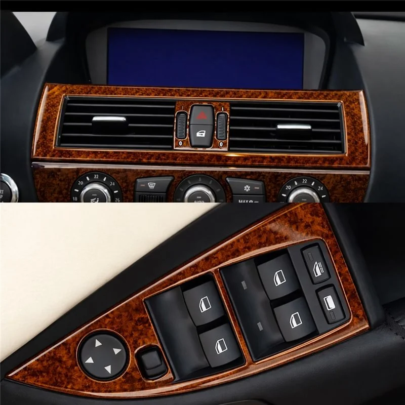 BMW 6-Series E 63 2008-2010 kit décor tableau de bord 3D, 41 pièces