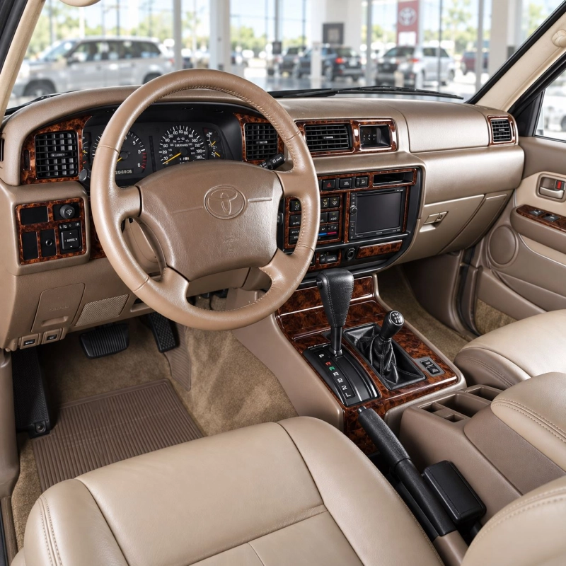 Toyota Land Cruiser 80 1995-1997 kit complet, 20 pièces kit décoration intérieure tableau de bord