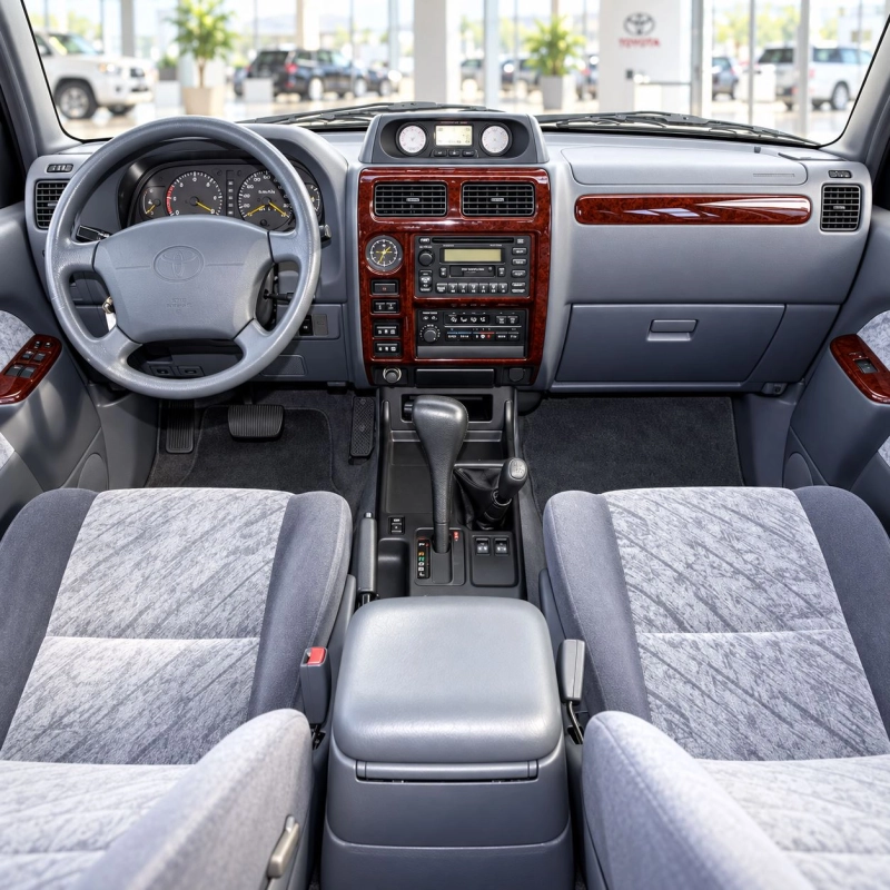 Toyota Prado 1997-2000 3D kit décoration intérieure tableau de bord 15 pièces