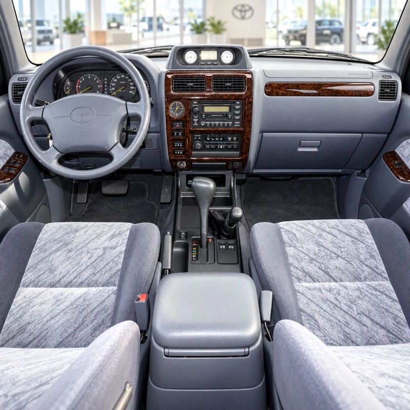 Toyota Prado 1997-2000 3D kit décoration intérieure tableau de bord 15 pièces