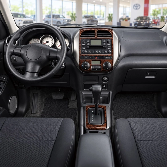 Toyota Rav 4 XA20 2003-2004 3D kit décoration intérieure tableau de bord 4 pièces