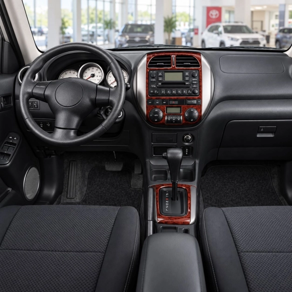 Toyota Rav 4 XA20 2003-2004 3D kit décoration intérieure tableau de bord 4 pièces