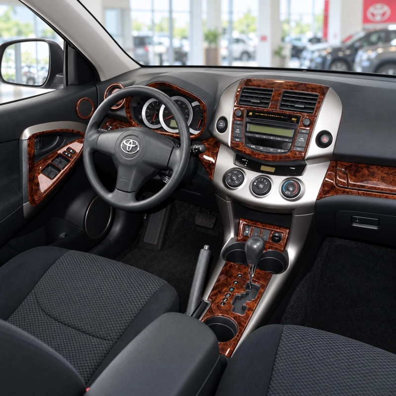 Toyota RAV-4 2006 - à aujourd’hui boîte automatique A/C Controls kit décoration intérieure tableau de bord