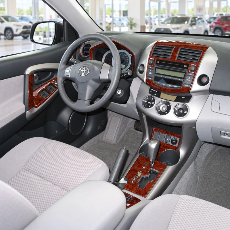 Toyota RAV-4 2006 - à aujourd’hui boîte automatique A/C Controls kit décoration intérieure tableau de bord