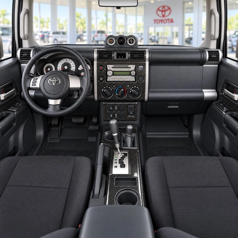 Toyota FJ Cruiser 2007 - à aujourd’hui kit de base, boîte manuelle boîte kit décoration intérieure tableau de bord