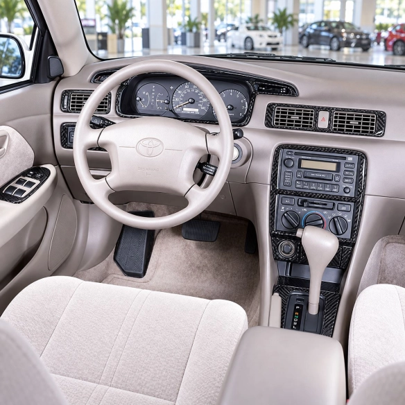 Toyota Camry 2000-2002 3D kit décoration intérieure tableau de bord 17 pièces