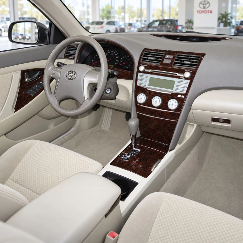 Toyota Camry 2007-2010 kit complet, 4 Cyl avec navigation kit décoration intérieure tableau de bord