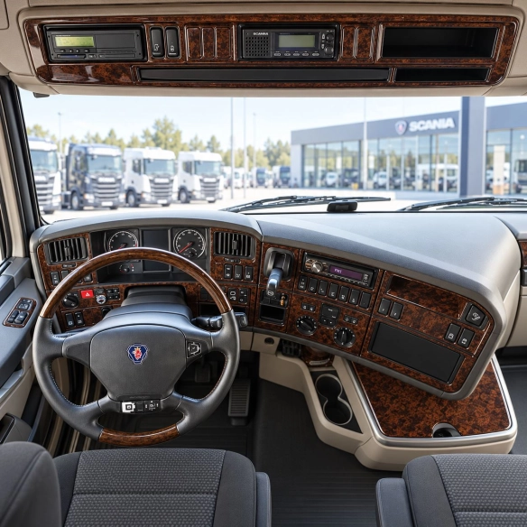Scania R-Series R2 Reihe TopLine 2013 3D kit décoration intérieure tableau de bord 60 pièces