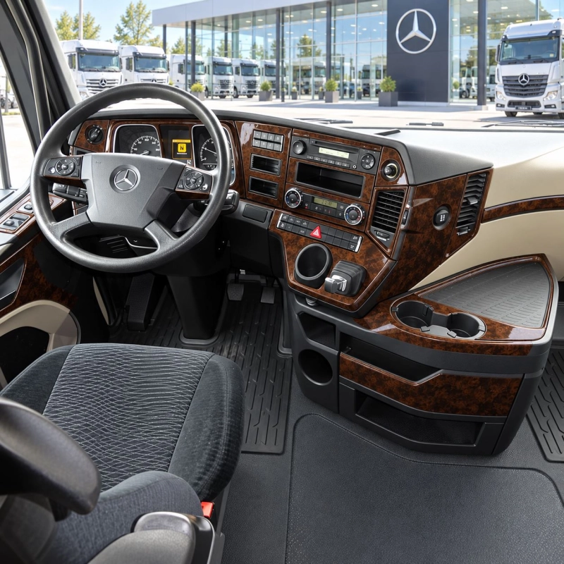 Mercedes Actros Antos 2016 - à aujourd’hui 3D kit décoration intérieure tableau de bord 26 pièces
