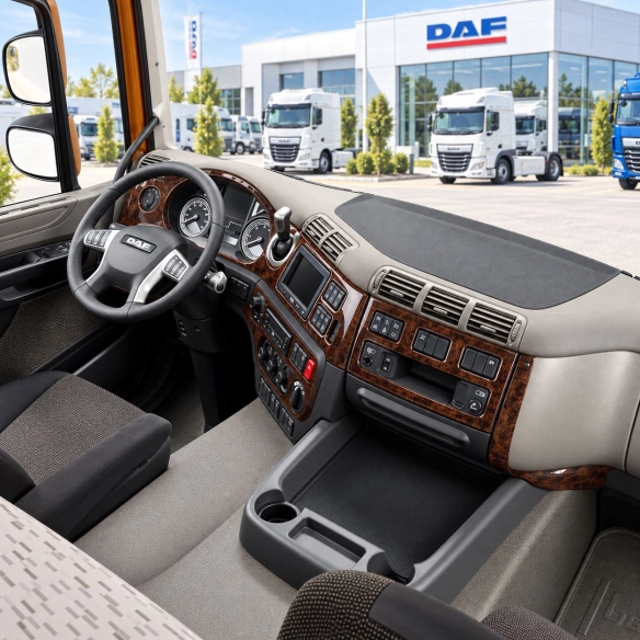 Daf CF 2015 3D kit décoration intérieure tableau de bord 14 pièces