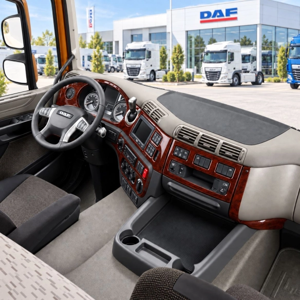 Daf CF 2015 3D kit décoration intérieure tableau de bord 14 pièces