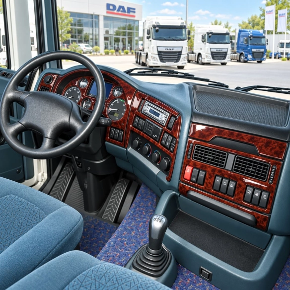 Daf XF 2002-2005 3D kit décoration intérieure tableau de bord 18 pièces