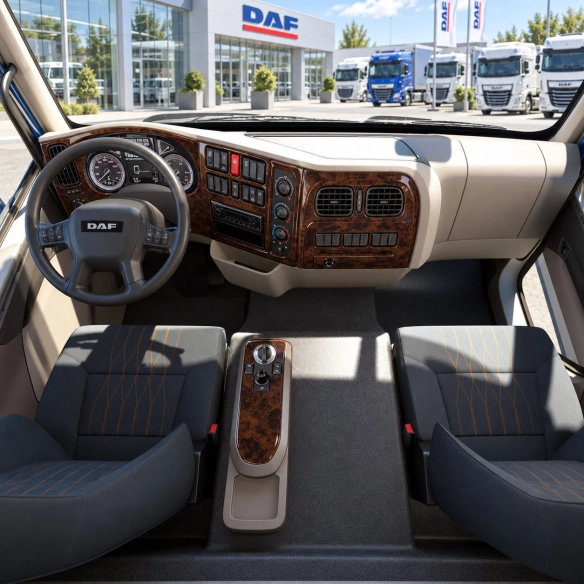 Daf LF 2014 3D kit décoration intérieure tableau de bord pièces