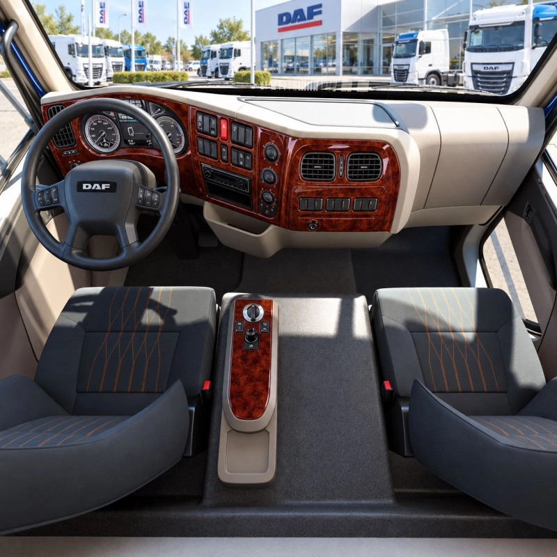 Daf LF 2014 3D kit décoration intérieure tableau de bord pièces