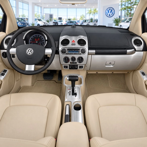 Volkswagen Beetle 2006-2011 kit complet, Soft roof-Coupe Not-Cabrio kit décoration intérieure tableau de bord