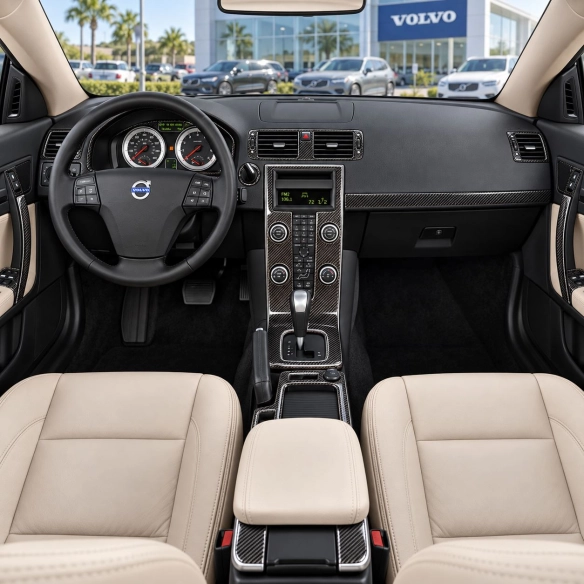Volvo C70 2008 kit décoration intérieure tableau de bord 28 pièces