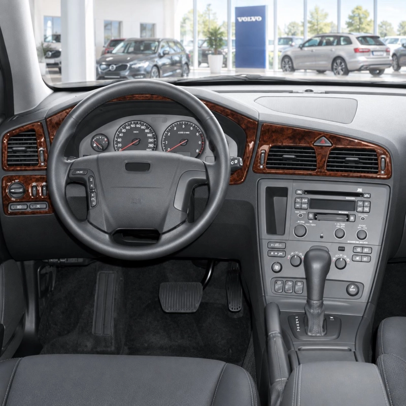 Volvo S 60-V 70 2005-2009 3D kit décoration intérieure tableau de bord 8 pièces