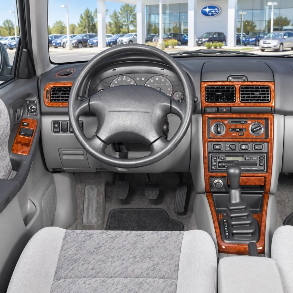 Subaru Forester 1997-2007 3D kit décoration intérieure tableau de bord 13 pièces