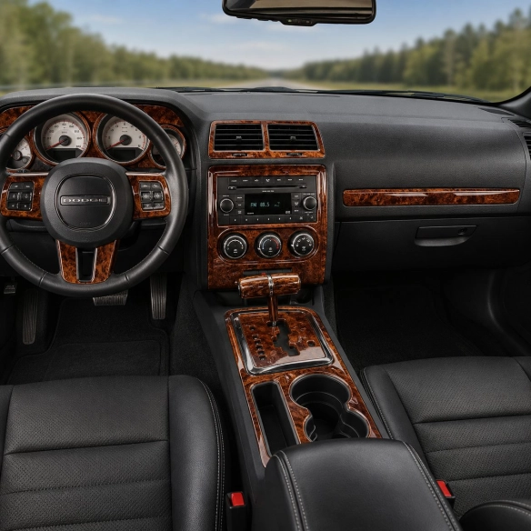 Dodge Challenger 2008+ set complet kit décor tableau de bord 3D