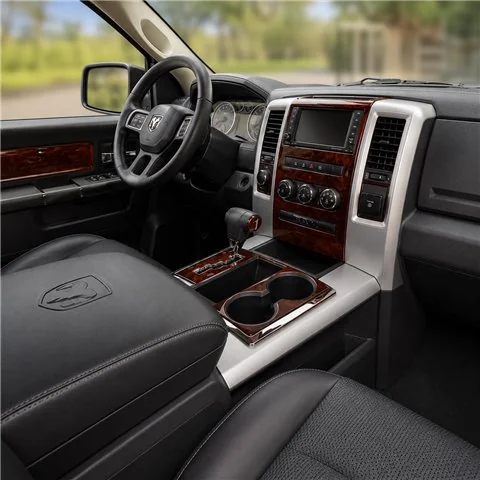 Dodge Ram 2009+ avec porte-gobelet, sièges séparés kit décor tableau de bord 3D
