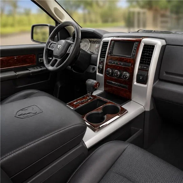 Dodge Ram 2009+ avec porte-gobelet, sièges séparés kit décor tableau de bord 3D
