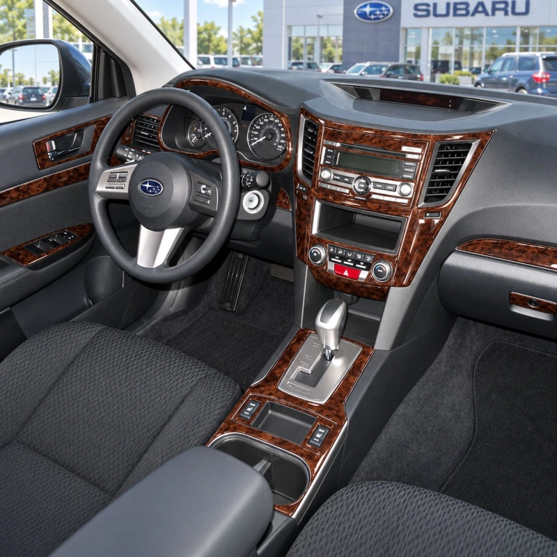 Subaru Legacy 2010-2014 3D kit décoration intérieure tableau de bord 27 pièces