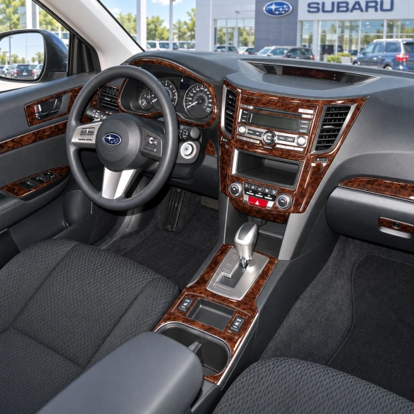 Subaru Legacy 2010-2014 3D kit décoration intérieure tableau de bord 27 pièces