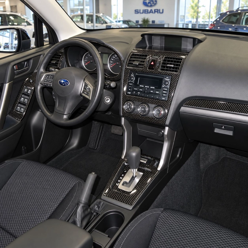 Subaru Forester 2012-2018 kit décoration intérieure tableau de bord 34 pièces