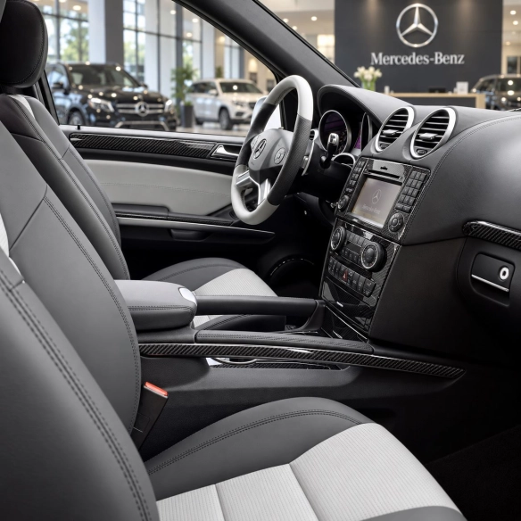 Mercedes ML-Class W164 2006-2011 3D kit décoration intérieure tableau de bord 8 pièces