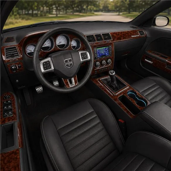Dodge Charger 2008+ set complet kit décor tableau de bord 3D