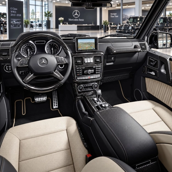 Mercedes Benz G Class W463 2013-2018 kit complet, conformité OEM kit décoration intérieure tableau de bord