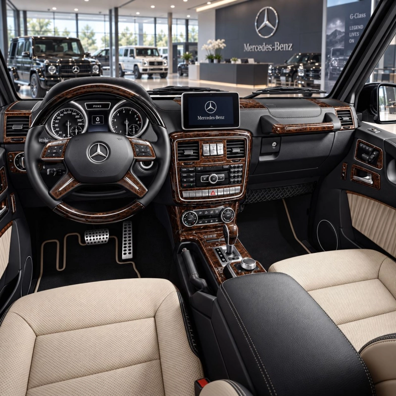 Mercedes Benz G Class W463 2013-2018 kit complet, conformité OEM kit décoration intérieure tableau de bord