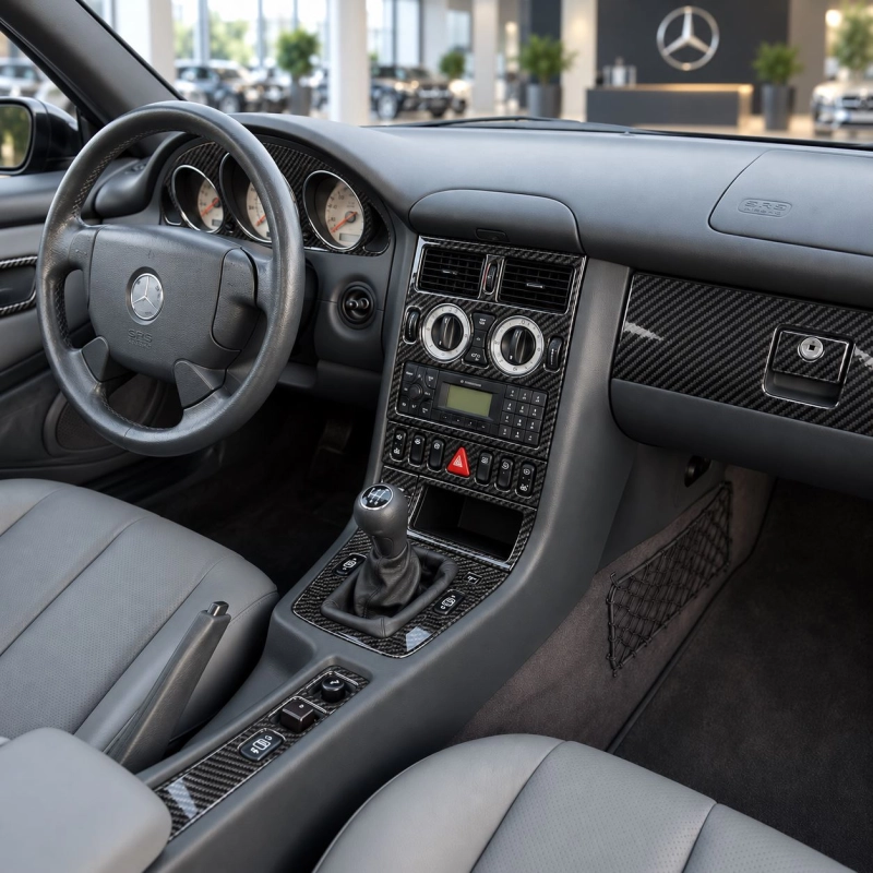 Mercedes Benz SLK 2001-2004 kit complet kit décoration intérieure tableau de bord