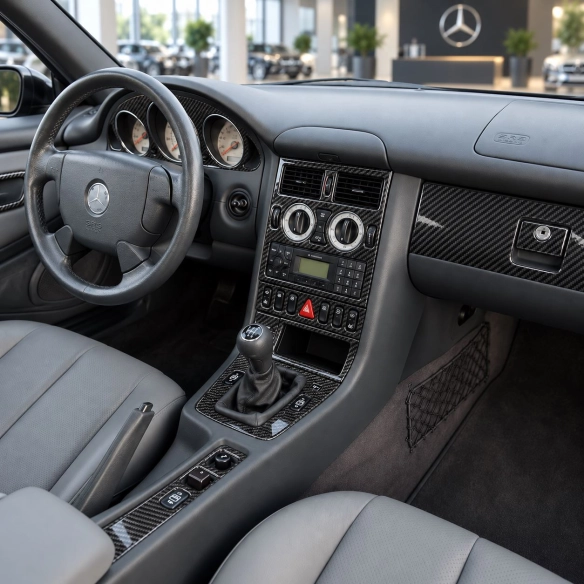 Mercedes Benz SLK 2001-2004 kit complet kit décoration intérieure tableau de bord