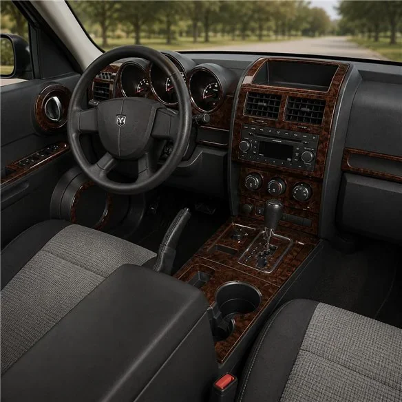 Dodge Nitro 2007+ set complet, boîte auto kit décor tableau de bord 3D