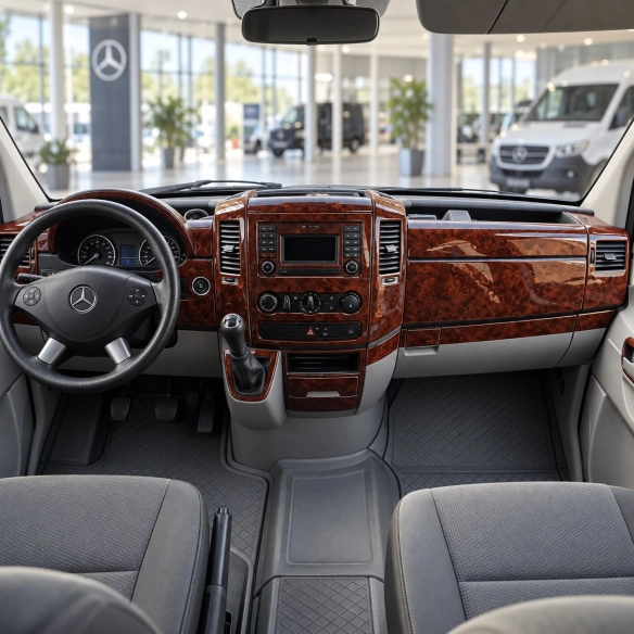 Mercedes Sprinter W906 2015 - à aujourd’hui 3D kit décoration intérieure tableau de bord 51 pièces