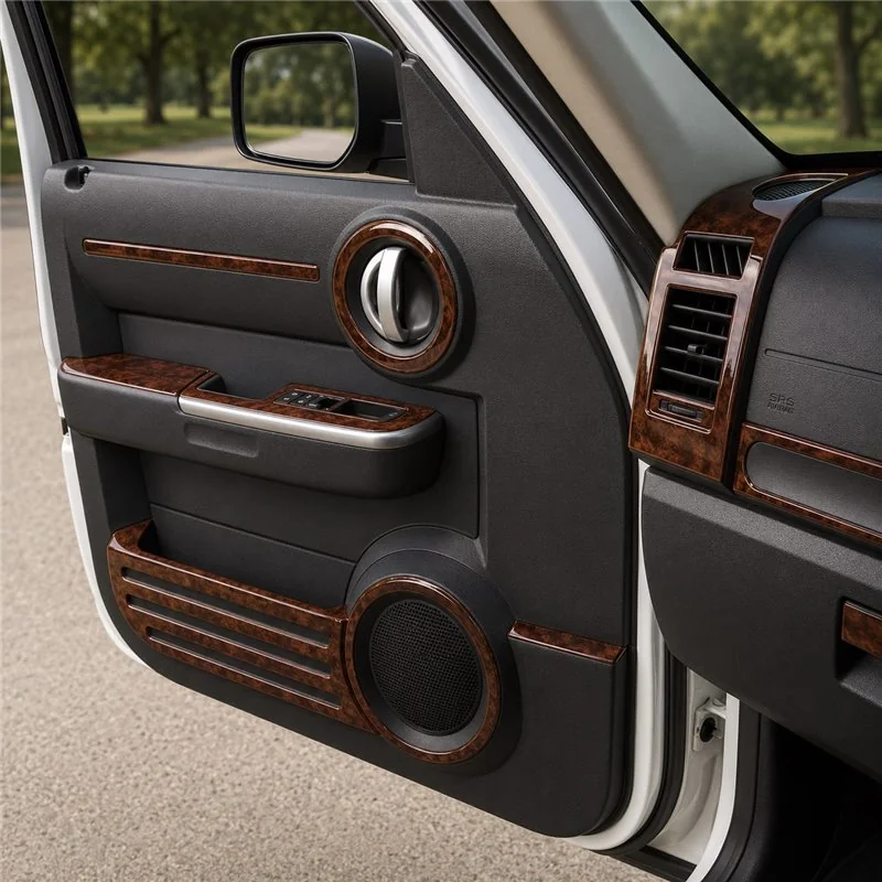 Dodge Nitro 2007+ Interior Doors H?le Covers kit décor tableau de bord 3D